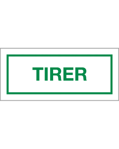 Autocollant Tirer