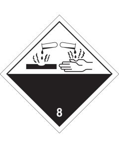 Bord Bijtende Stoffen 8 - ADR, ADN, IMO, IMDG, RID en IATA