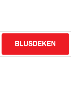 Blusdeken (bordje)