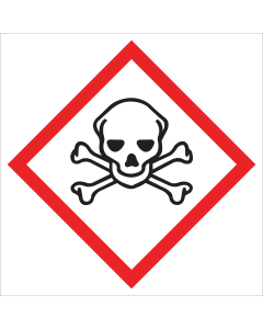Bord met pictogram "Giftige Stoffen" - GHS06