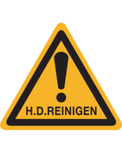 Bord met pictogram HD Reinigen