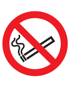 Dubbelzijdig Forex Bord met pictogram roken verboden