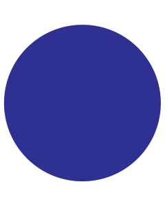 Blauw blanco gebods bord voor algemeen gebod