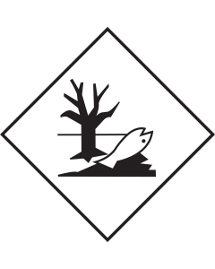 Gevaarsetiket Milieu Gevaarlijke Stoffen - sticker - ADR, ADN, IMO, IMDG, RID en IATA