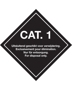 Magneet Categorie 1 - Uitsluitend geschikt voor verwijdering