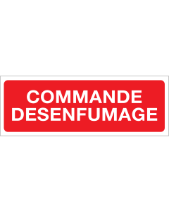 Panneau commande desenfumage