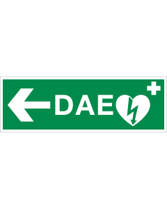 Panneau DAE - ILCOR a gauche