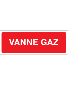 Panneau Vanne Gaz