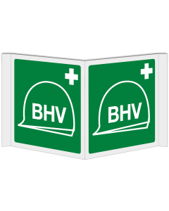 Panorama bord met pictogram BHV (NEN 3011)