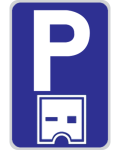 Parkeerbord "Parkeerschijf" aluminium 400x600mm