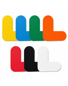 PictoRoute Vloersticker Hoekstuk L vorm