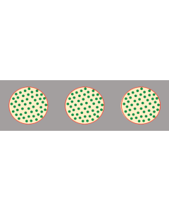 Punt (Sticker fotoluminescerend antislip)