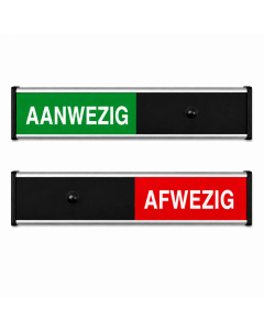 Schuifbord aanwezig - Afwezig