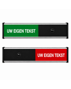 Schuifbord met eigen tekst