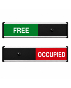 Schuifbordje Free - Occupied