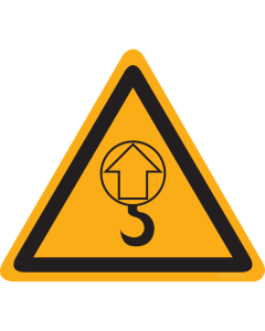 Sticker met pictogram "Ankerpunt / Hijspunt"