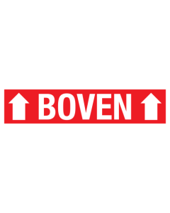 Deze Kant Naar Boven  (Behandelingsetiket)
