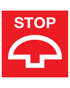 Noodstop (Sticker)