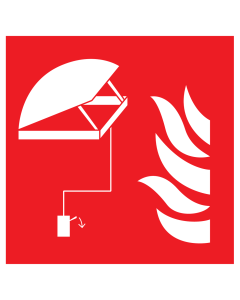 Sticker met pictogram van een