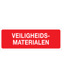 Veiligheidsmaterialen (Sticker