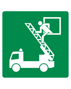 Sticker met pictogram 
