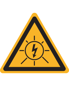 Sticker met pictogram "Elektrische Zonnepanelen"