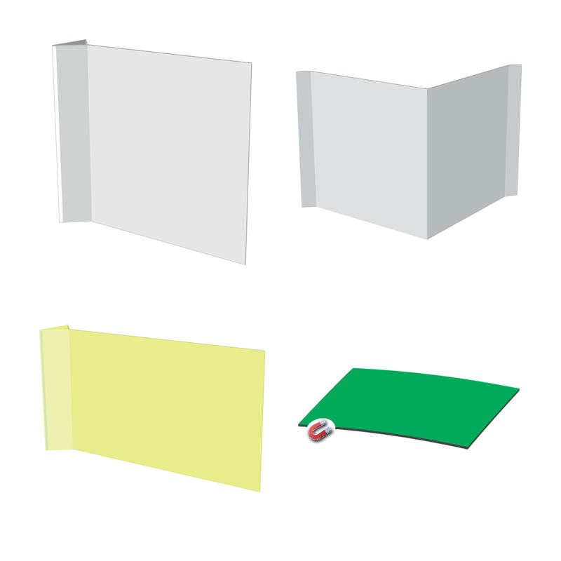 Blanco Materiaal en Magnetische etiketten