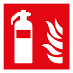 Veiligheidspictogram van een brandblusser